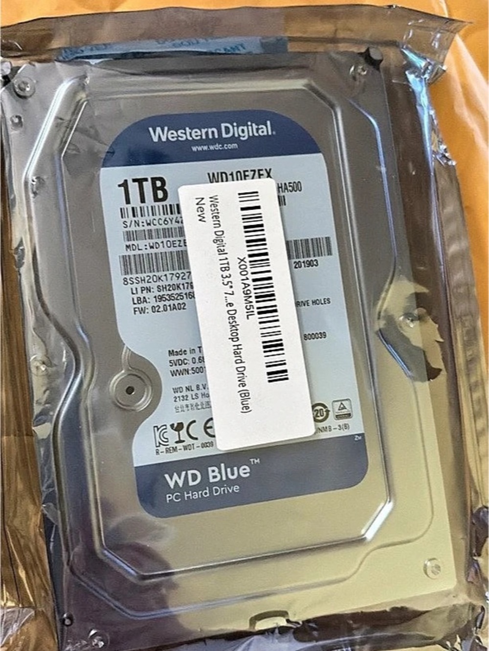 Western Digital WD Blue 1TB PC Hard Drive 1TB Internal Hard Drive